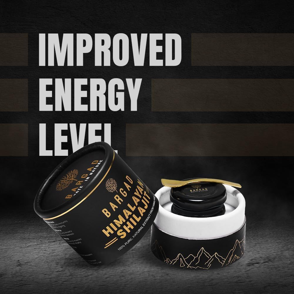 Pure Himalayan Shilajit Resin High Potency for Men & Women | Lab Tested | Gold Grade 100% Pure Shilajit with Fulvic Acid & 85+ Trace Minerals for Energy Boost & Immune Support | 30 Gm