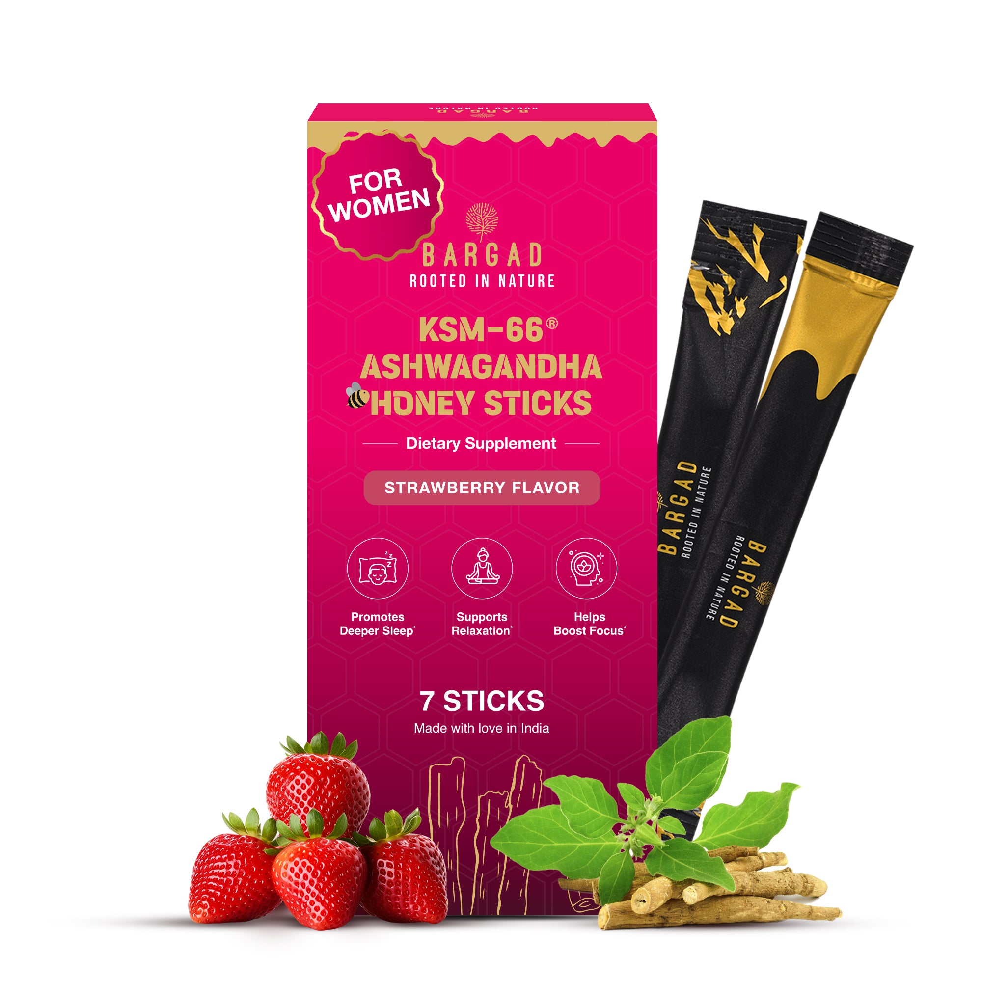 KSM-66 Honeystick Strawberry 7 Stick