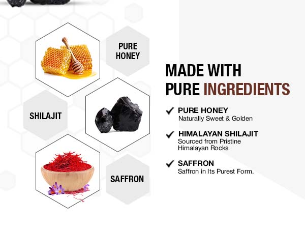 BARGAD Pure Himalayan Shilajit Sticks with Organic Honey & Saffron (7 Count)