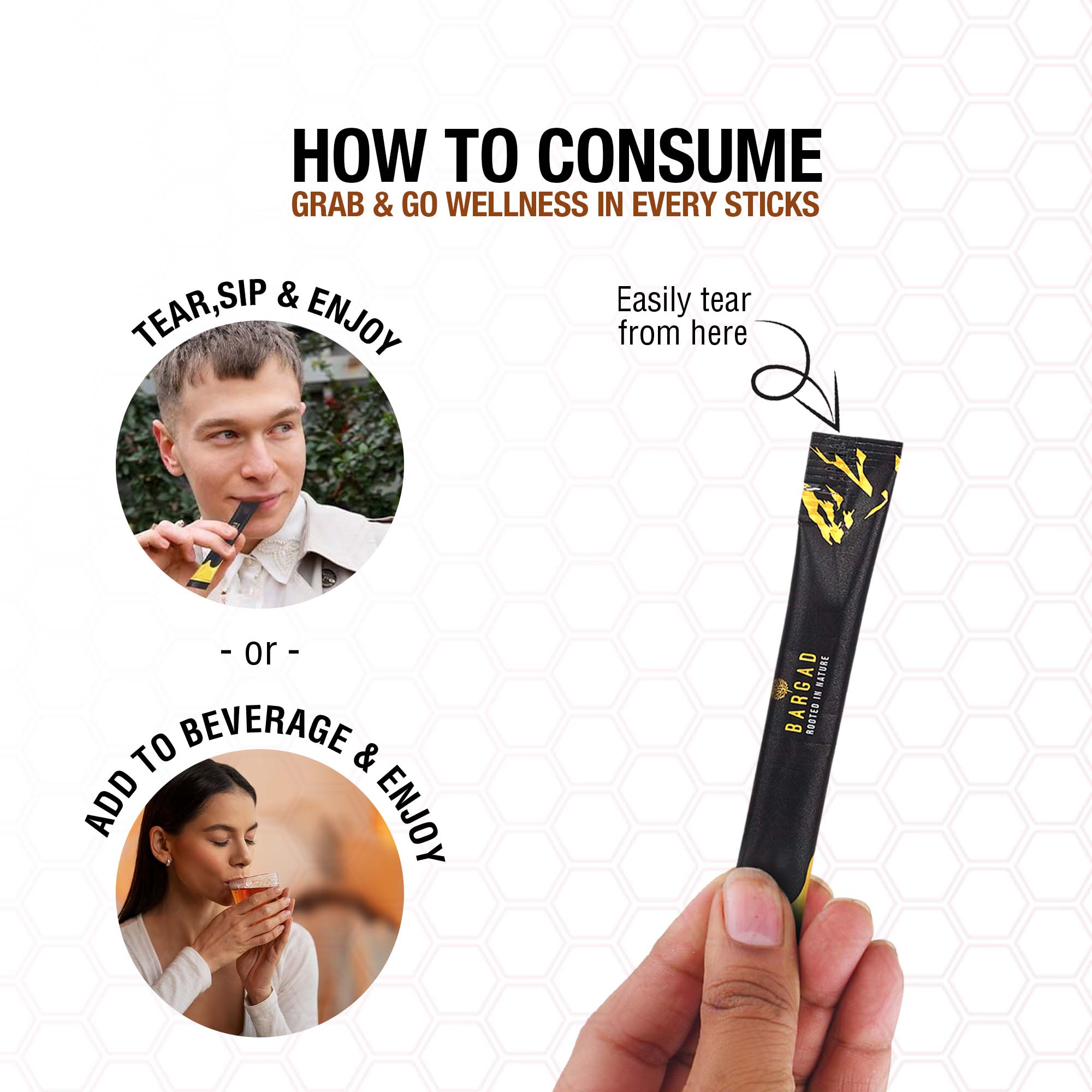 Pure Himalayan Shilajit Sticks with Organic Honey & Cinnamon (30 Count)