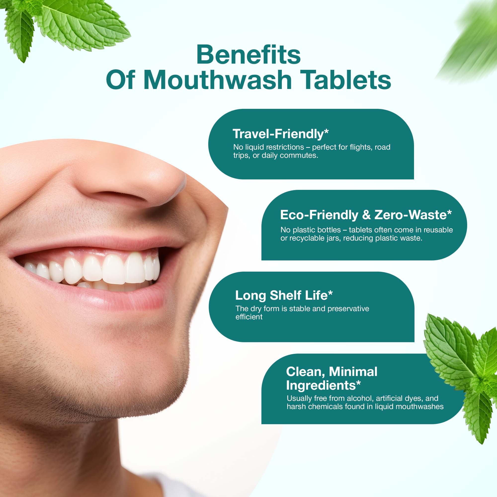 Bargad Mint Mouthwash Tablets 90 Tablets